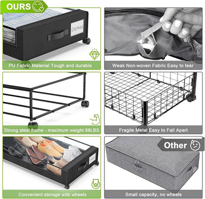 Beborxue Under Bed Storage - Image 2