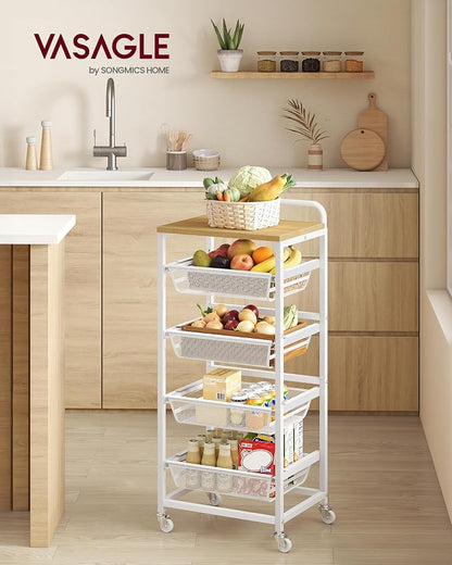 VASAGLE Storage Rolling Cart - Image 2