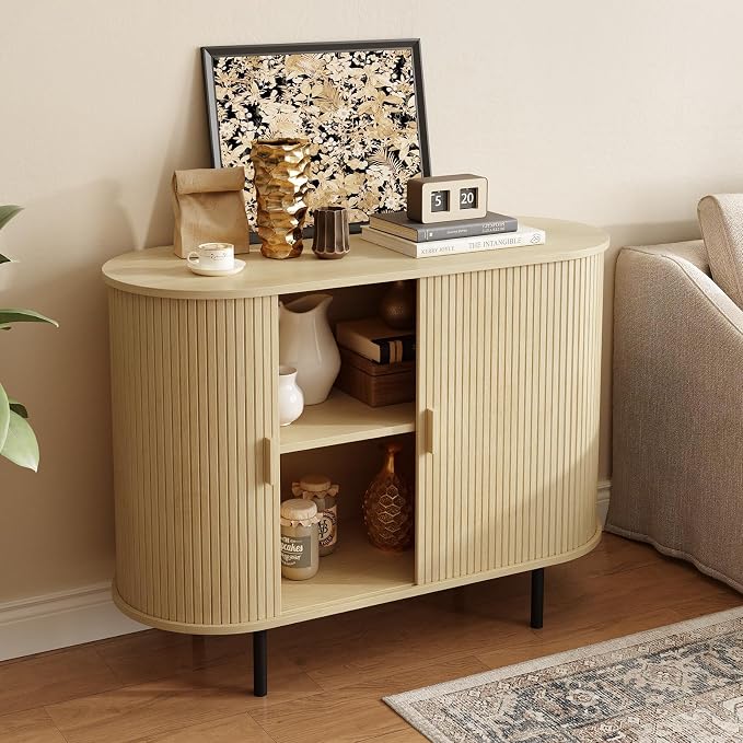 40" Sideboard Buffet Cabinet - Image 8