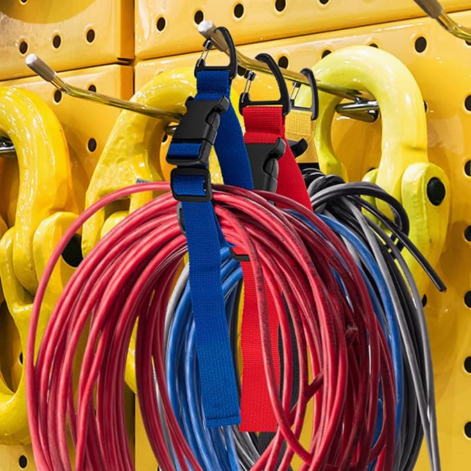 12 Pack 17 Inch Adjustable Extension Cord Holder Organizer - Image 5