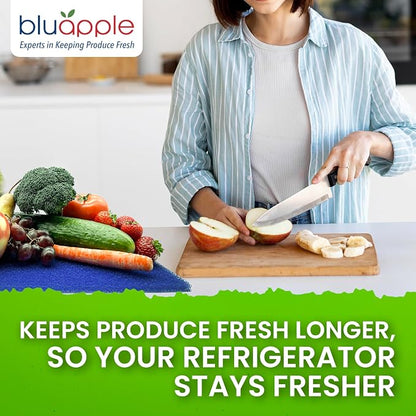 Bluapple FreshMats, Refrigerator Bin Liner, Fridge Drawer Mats, Crisper Life - Image 5
