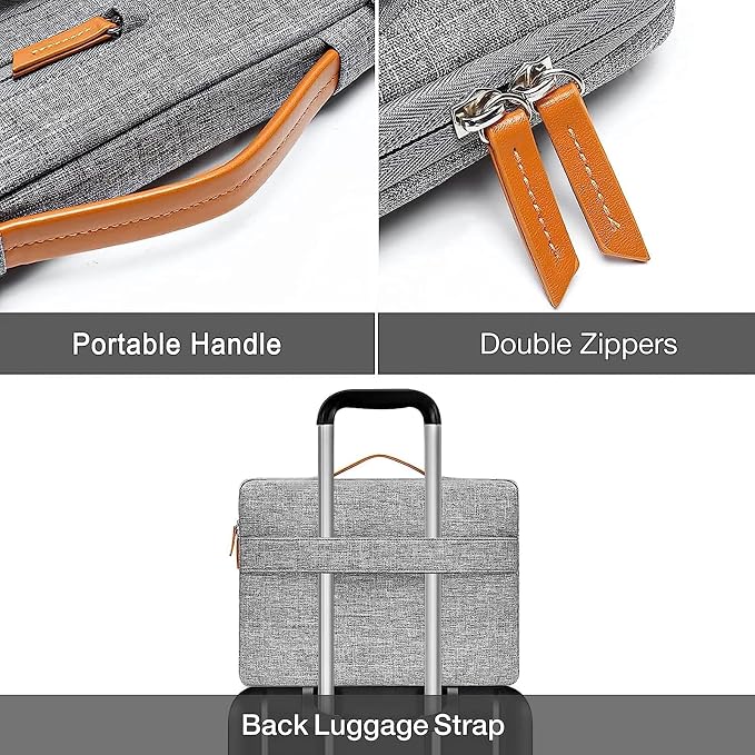 MOSISO 360 Protective Laptop Case 13 inch, 13 inch Laptop Sleeve Compatible - Image 4