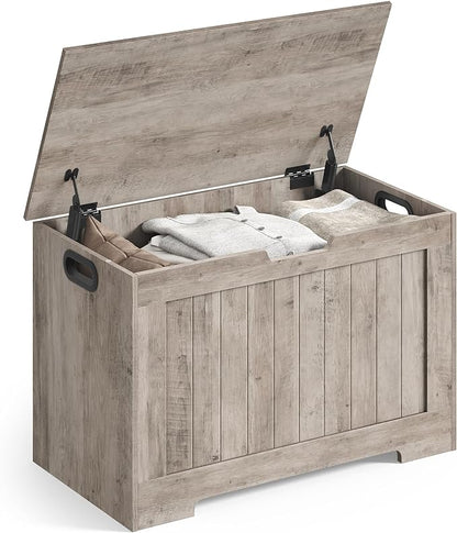 VASAGLE Storage Chest, 29.9 Inches Width Storage Bench, Entryway Bench by Unknown