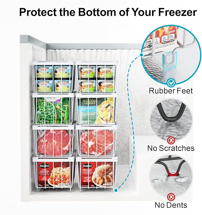 iSPECLE Deep Freezer Organizer Bins - Image 5
