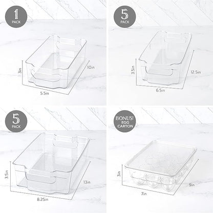 Oizeir Refrigerator Organizer Bins - Image 2