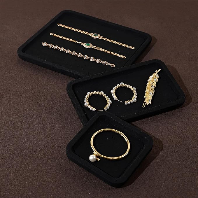 Microfiber Jewelry Display Flat Tray - Image 3