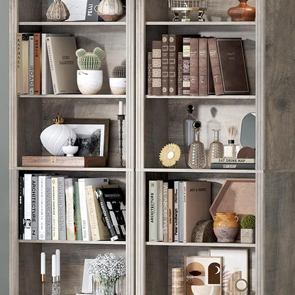 75" Tall Bookshelf, 6-Tier Floor Standing Bookcase - Image 6