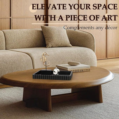 Concrete Decorative Tray for Coffee Table Decor, Rectangular Modern Decorative - Image 7