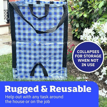 DURASACK Heavy Duty Home and Yard Bags 48-Gallon Reusable Self-Standing Lawn - Image 5