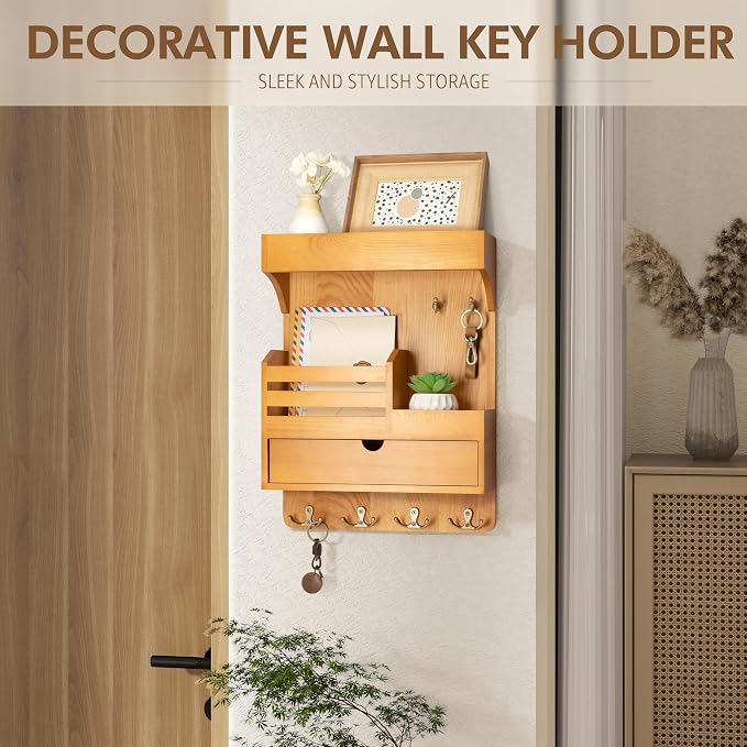 Modern Farmhouse Key Holder Wall Mount - Image 4