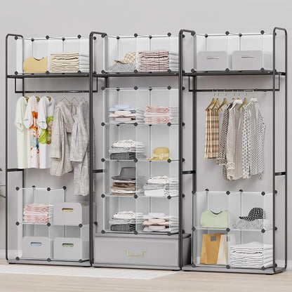 HOMIDEC Closet Organizers and Storage, 9 Cube Storage Organizer, Portable - Image 4