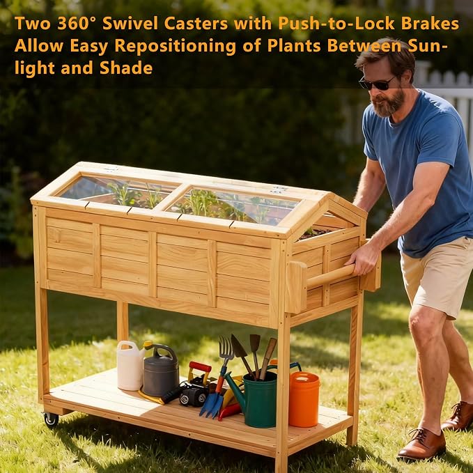 Raised Garden Beds on Wheels - Image 8