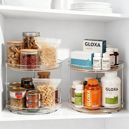 2 Tier Lazy Susan Turntable Organizer - Image 7