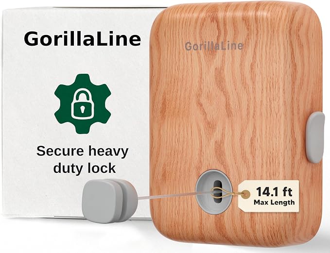 GorillaLine - Retractable Clothesline Indoor Outdoor Clothes Line - Heavy Duty by GorillaLine