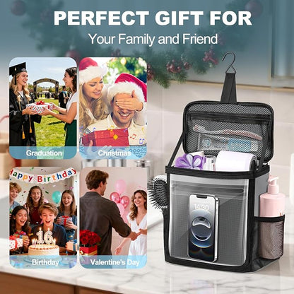 Portable Hanging Shower Caddy, Large Capacity Travel Toiletry Bag - Image 8