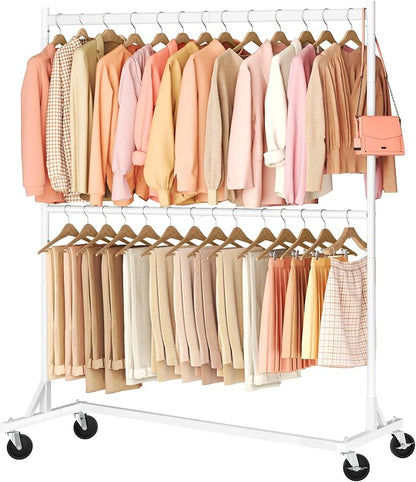 Hoctieon Double Rod Clothes Racks by Hoctieon