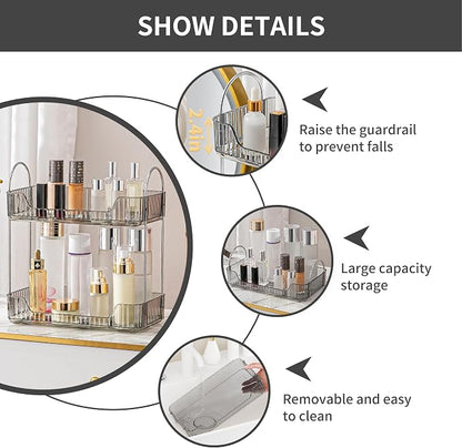YCIA&DONE Bathroom Organizer Countertop, Makeup Storage, Skincare Cosmetic Tray - Image 4