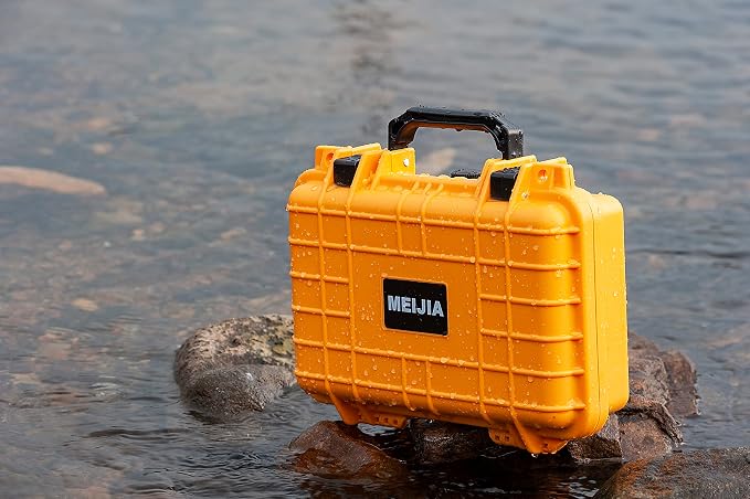 MEIJIA Portable All Weather Waterproof Protective Hard Case, Small Camera Case - Image 9
