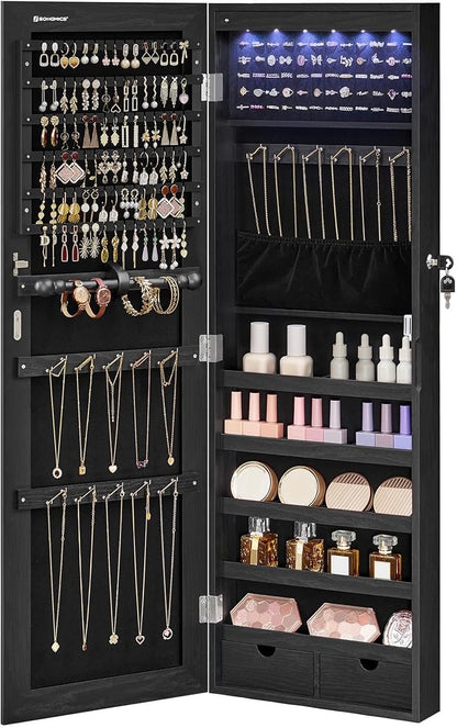 SONGMICS Hanging Jewelry Cabinet, Wall-Mounted Cabinet by SONGMICSbySONGMICSHOME