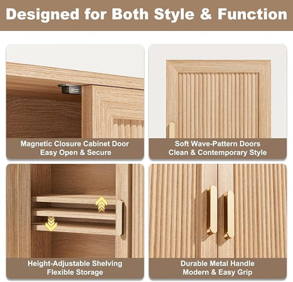 INNOD Bathroom Storage Cabinet, Over the Toilet Storage Cabinet, Medicine - Image 4