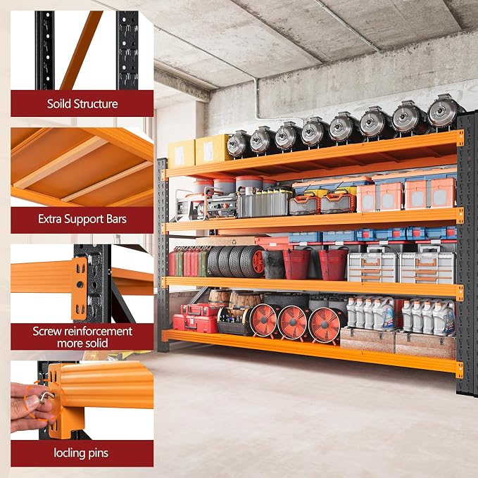 RAVIGIN 5000LBS Storage Shelves, Shelving Units Industrial Shelving - Image 6