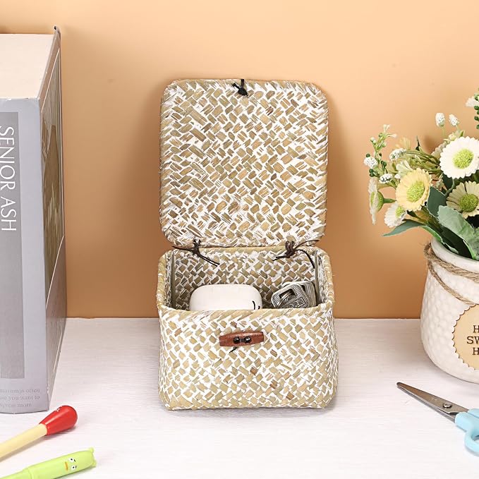 Hipiwe Handwoen Seagrass Basket - Image 7