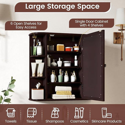 Tangkula Bathroom Medicine Cabinet - Image 6