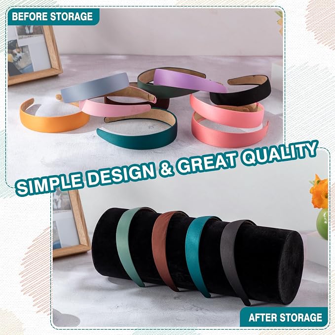 Geetery 2 Pcs Vertical Headband Holder Organizer Hairband Display Stand - Image 4