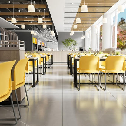 Flash Furniture HERCULES Series 880 lb. Capacity Yellow Full Back Contoured - Image 2