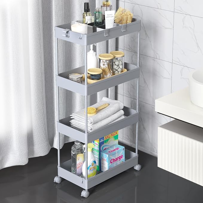 SPACELEAD 4 Tier Rolling Cart by Home