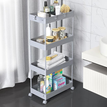 SPACELEAD 4 Tier Rolling Cart by Home