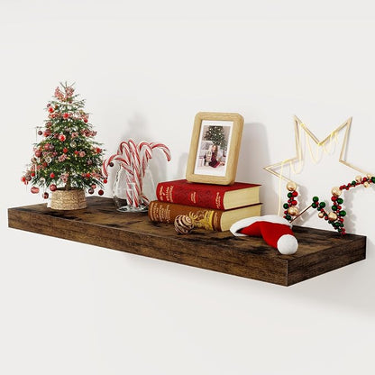 Floating Shelves 36 Inch Long, 12 Inch Deep Floating Shelves by FunMemories