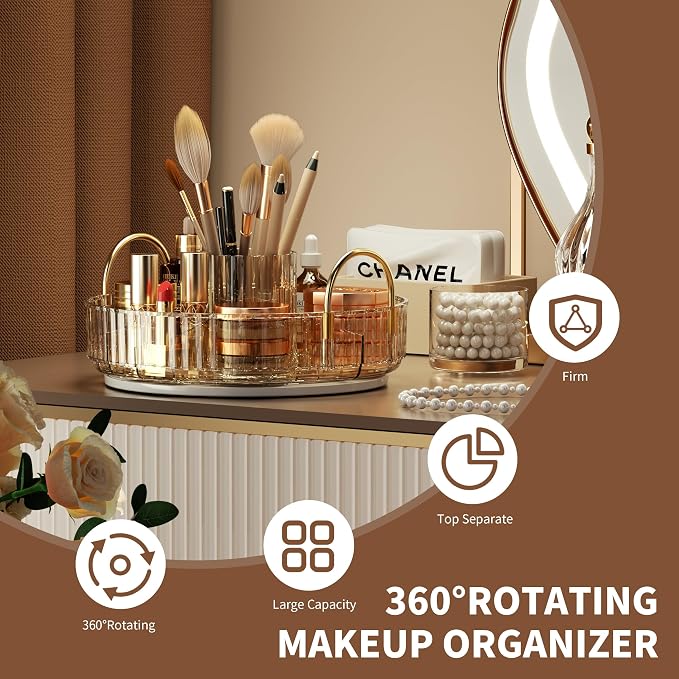 YCIA&DONE Rotating Makeup Organizer - Image 4