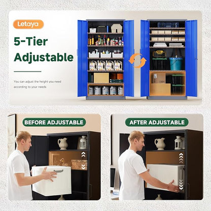 Letaya Metal Garage Storage Cabinets - Image 5