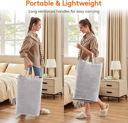 Lifewit 1 Pack Laundry Basket 80L Each, Collapsible Clothes Hamper - Image 4