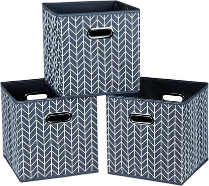 Fabric Cloth Storage Bins, Fabric Cube Organizer by SEVENDOME