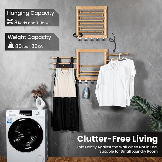 Wall Mounted Drying Rack - Image 2