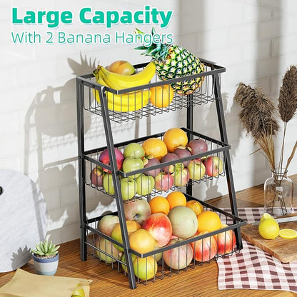 Simple Trending 3-Tier Trapezoidal Fruit Basket - Image 4