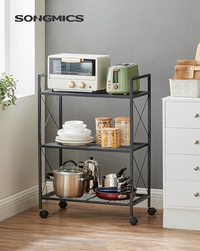 SONGMICS 3-Tier Metal Storage Rack - Image 3