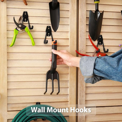 Garage Hooks with Anti-Slip Coating, Heavy Duty Wall Mount Storage Hooks - Image 3