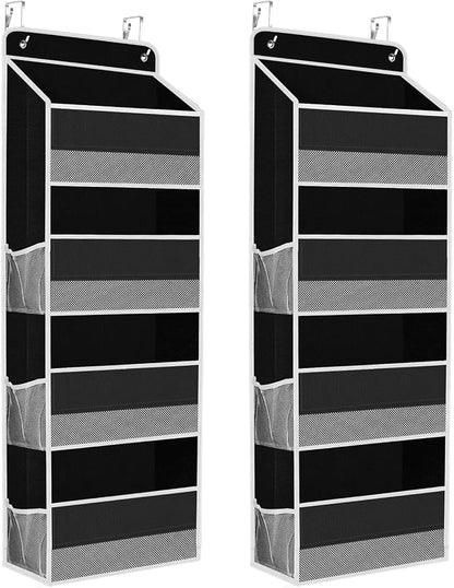 2 Pack Over The Door Organizer, Hanging Storage Organizer by SpaceHacks
