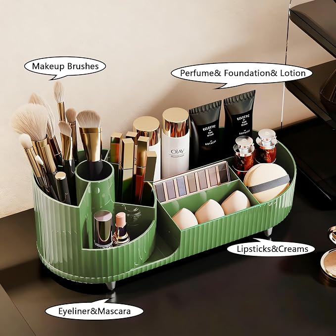Rotating Makeup Organizer for Vanity - Image 4