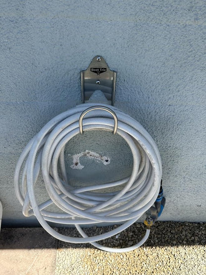 Hose Hanger, Stainless Steel Garden Hose Hook & Hanger, Hose Organizer - Image 2