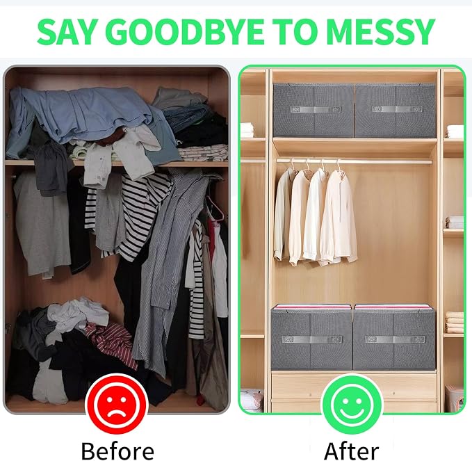 Jeans Organizer for Closet, Foldable Wardrobe Clothes Organizer - Image 6