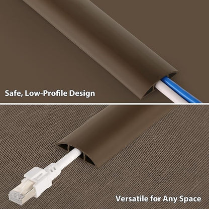 ZhiYo 3.6ft Cord Covers for Wires on Floor, Cord Hider Floor Hide Extension - Image 3