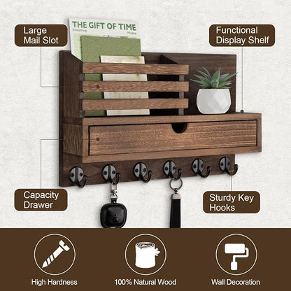 Key Holder Wall Mount, Mail Holder - Image 2
