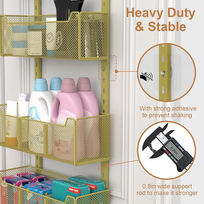 VyGrow Over The Door Organizer, Metal Door Organizer Hanging - Image 7