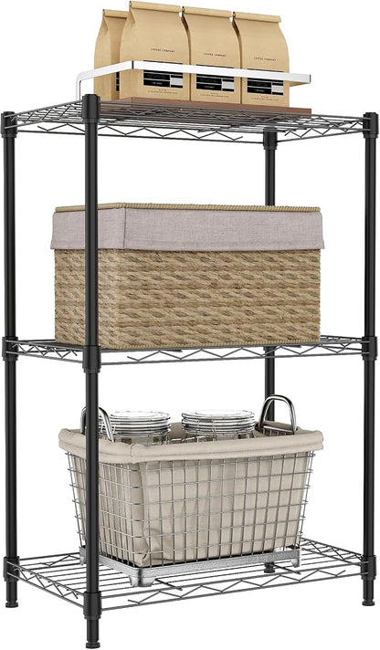 IZEUK 3 Tier Metal Wire Shelving Rack Storage Shelves by IZEUK