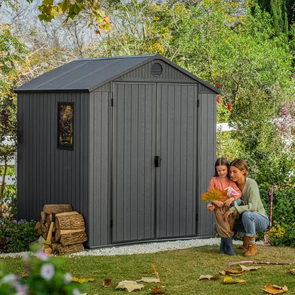 Keter Darwin 6x6 Ft All-Weather Storage Shed - Image 4