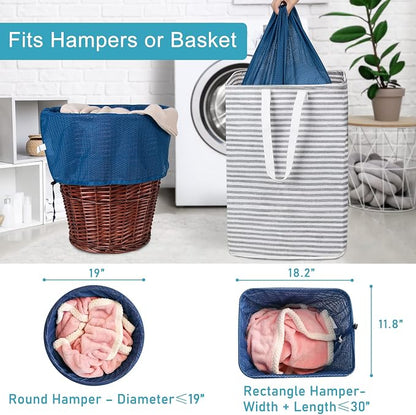 Polecasa 2 Pack Heavy Duty Diamond Mesh Laundry Bag, Breathable Mesh, Machine - Image 4